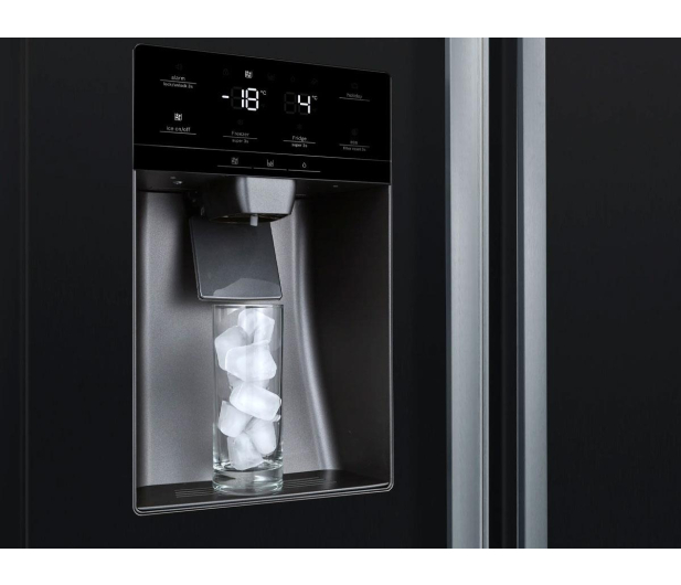Lodówka Bosch KAD93ABEP Side by Side PerfectFit No Frost 178,7cm Czarna Dystrybutor Kostkarka 562L - 1224629 - zdjęcie 8